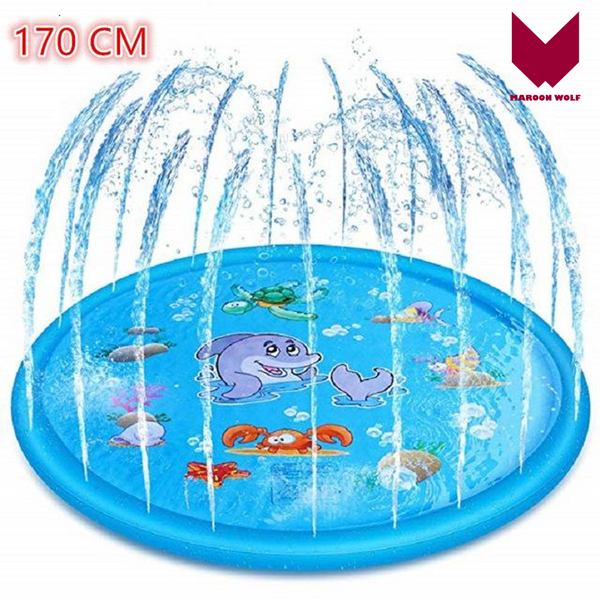 MW. 170cm Inflatable Spray Water Cushion - Summer Kids Play