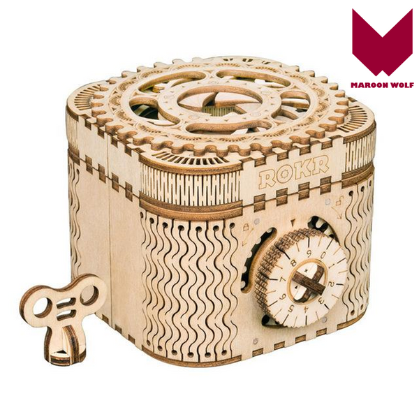 MW. Treasure-box  3D  Wooden Puzzle Game Gift - 2020