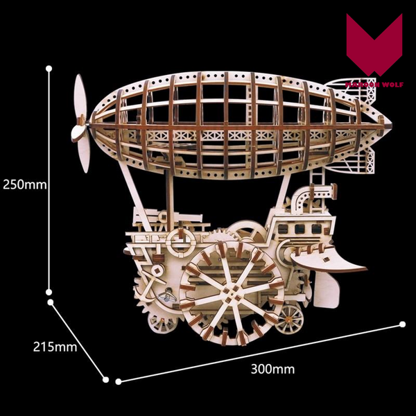 MW. Move able Airship Gear Drive by Wooden Clockwork 3D  - Building Kits - 2020