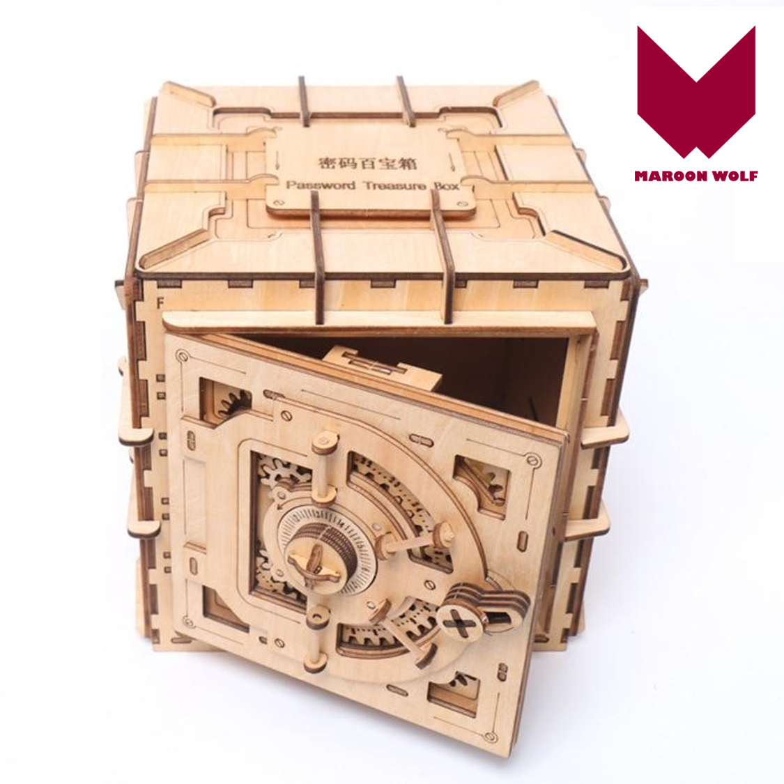 MW. Wooden 3D Treasure Box&Calendar Puzzle Game - Toy Gift