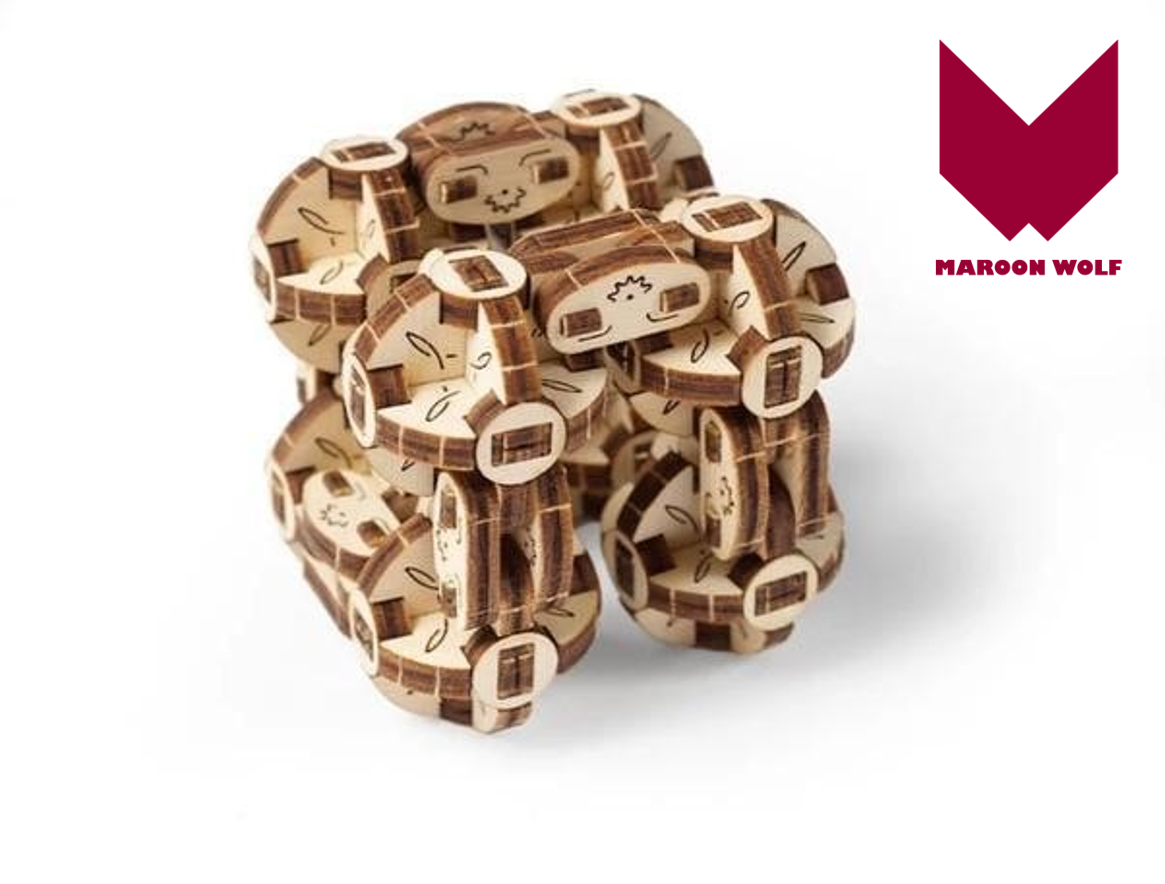 MW. Wooden Fingertip Cube - 2019