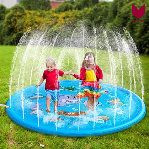 MW. 170cm Inflatable Spray Water Cushion - Summer Kids Play