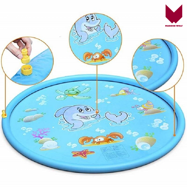 MW. 170cm Inflatable Spray Water Cushion - Summer Kids Play