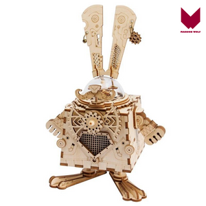 MW. Music Box 3D Puzzle DIY Steampunk Rabbit kit