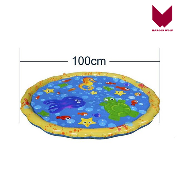 MW. 170cm Inflatable Spray Water Cushion - Summer Kids Play