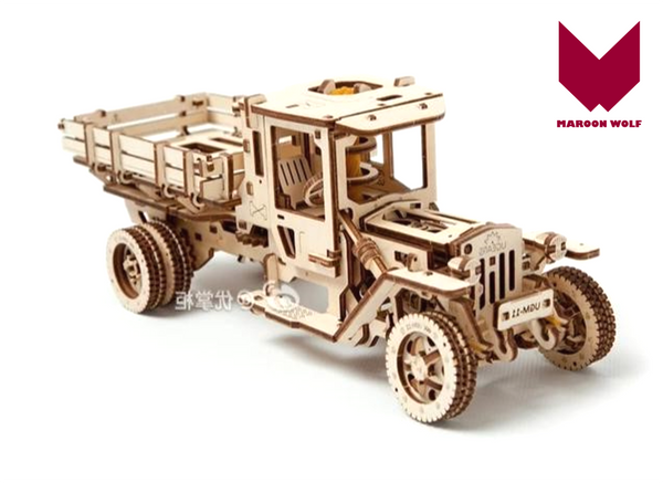 MW. Wooden Mechanical Transmission Model Adult Assembled Toy Birthday Male Kids Gift Toy