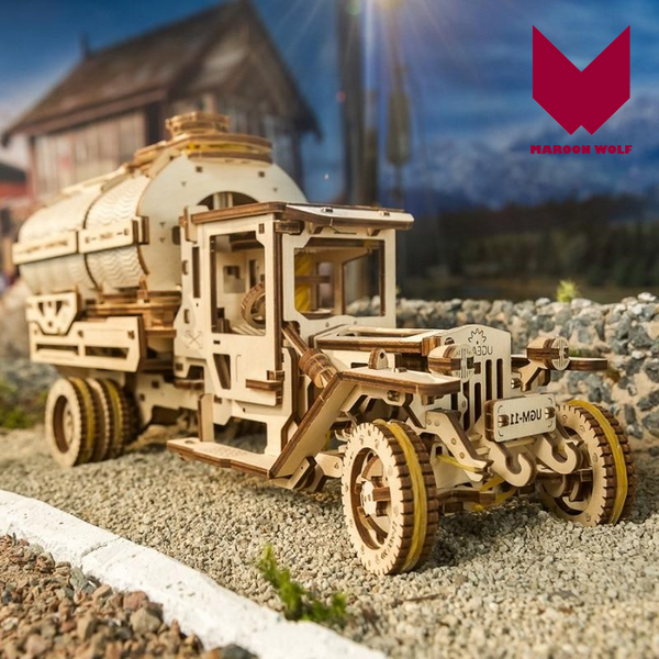 MW. Wooden Mechanical Transmission Model Adult Assembled Toy Birthday Male Kids Gift Toy