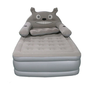 Cartoon inflatable double increase thick air cushion outdoor portable bed