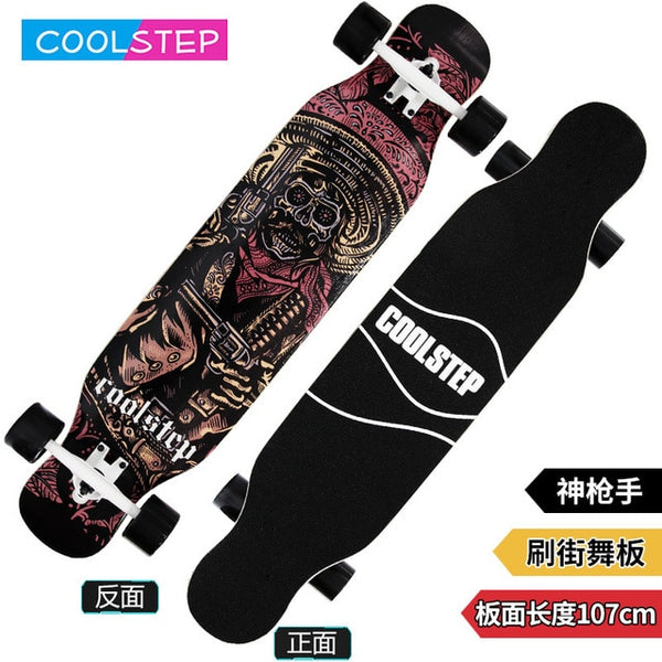 Dancing Long board Skateboard - Freestyle Street Road Skateboard