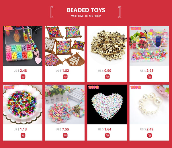 MW. 200pcs Beads Toys For Children - Necklaces - Bracelets toys