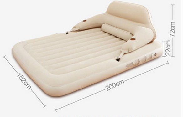 Inflatable air mattress bed PVC air mattresses with flocking surface