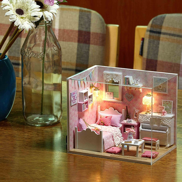 Diy Miniature 3D Wooden Miniaturas Dollhouse Furniture Toys -  H013