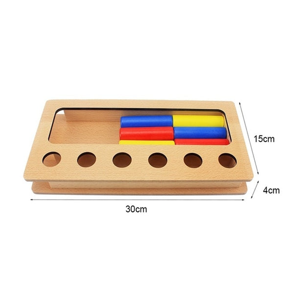 Imbucare Box - Box Coin Wooden Vertical Horizontal Discs Basic & Life Toys Hand & Feet Finders