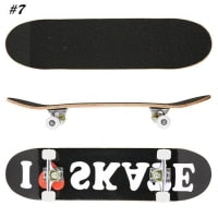 Fashion PRO Print Wood board +PU wheels Complete Deck Skateboard