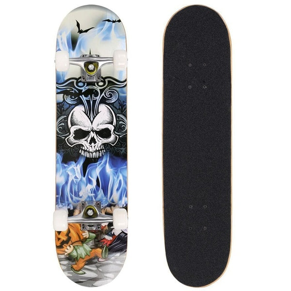 Fashion PRO Print Wood board +PU wheels Complete Deck Skateboard