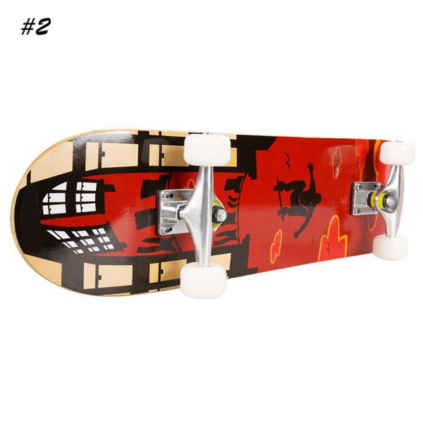 Fashion PRO Print Wood board +PU wheels Complete Deck Skateboard