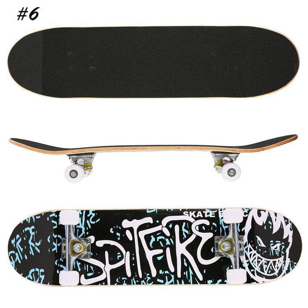 Fashion PRO Print Wood board +PU wheels Complete Deck Skateboard