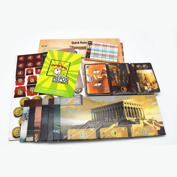 7 Wonders / Duel Board Game Multi-Colored Cards Family Home Entertainment