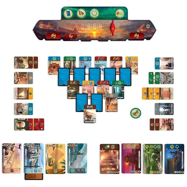 7 Wonders / Duel Board Game Multi-Colored Cards Family Home Entertainment