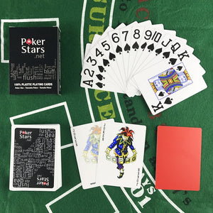 10Sets/Lot Baccarat Texas Hold'em Plastic Playing Cards Waterproof