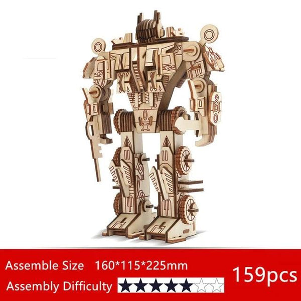 Creative DIY WoodCraft Assembly Wooden Stress Relief Building Blocks