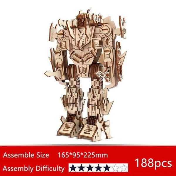 Creative DIY WoodCraft Assembly Wooden Stress Relief Building Blocks