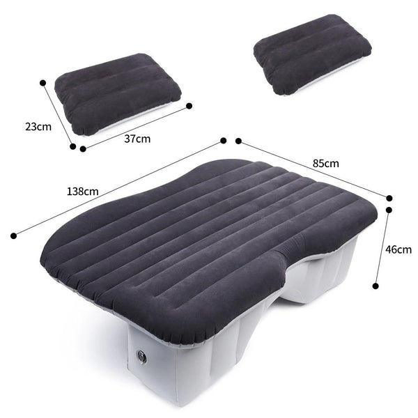 Universal Car Air Inflatable Travel Mattress Bed for Back Seat Multi functional Sofa Pillow