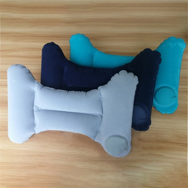 Portable Lumbar Pillow H-shaped Inflatable Foldable Cushion