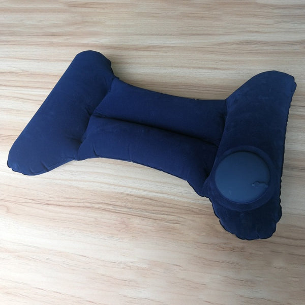 Portable Lumbar Pillow H-shaped Inflatable Foldable Cushion