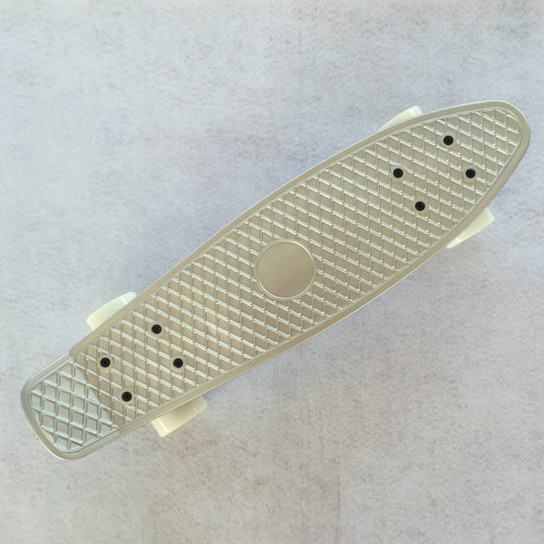 Double Snubby Four Wheel Skateboard - Imitation Metal