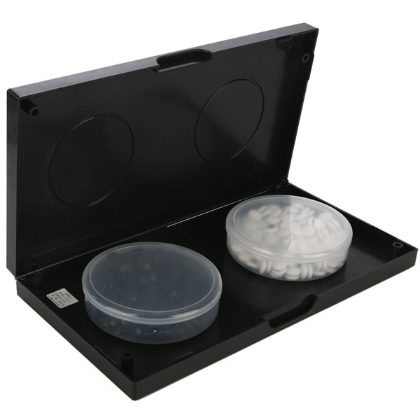 Portable Magnetic Go Game Set with Single Convex Magnetic Plastic Stones