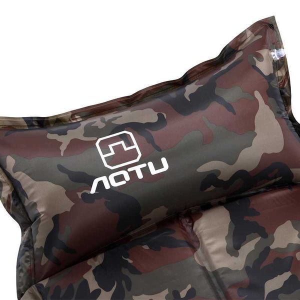 Outdoor automatic inflatable pad tent mat camping moisture-proof camouflage Beach air mattress bed