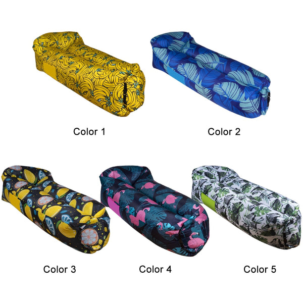 Portable Air Beds Camping Mat Lazy Bag Inflatable Air Sofa Couch