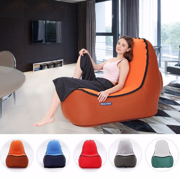 Indoor & Outdoor Hangout Inflatable Air Lounge Sofa Chair Living Room Bean Bag