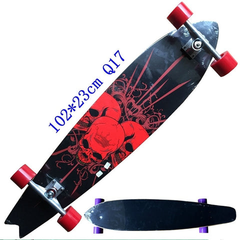 Longboard - Surfboard Old School Cruiser single kick Skateboard - 2020