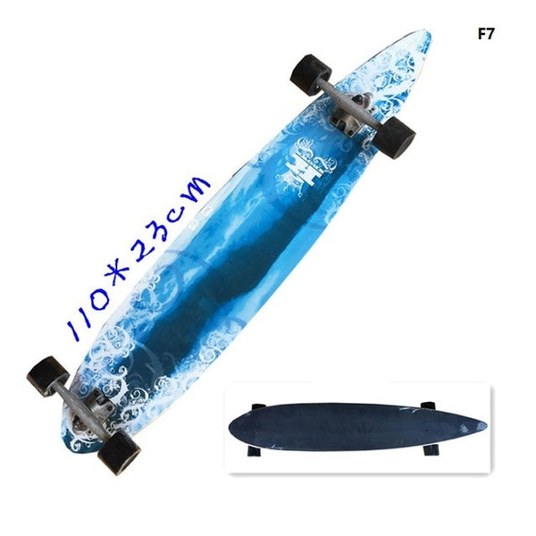 Longboard - Surfboard Old School Cruiser single kick Skateboard - 2020