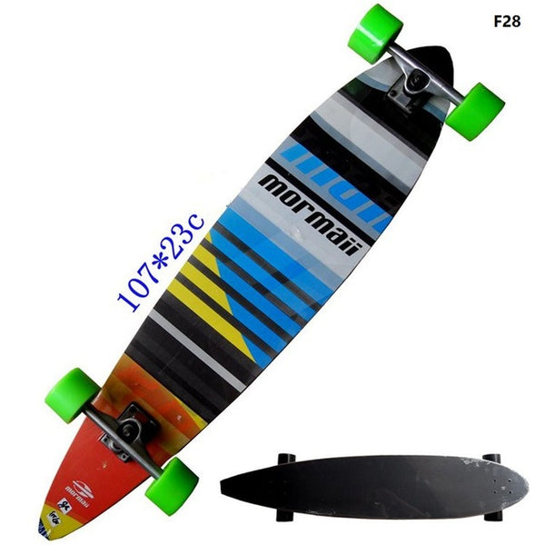 Longboard - Surfboard Old School Cruiser single kick Skateboard - 2020