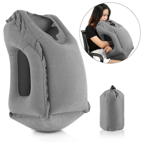 Inflatable Travel Sleeping Bag Portable Cushion Neck Pillow