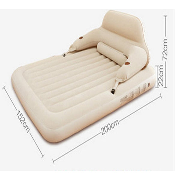 Inflatable air mattress bed PVC air mattresses with flocking surface