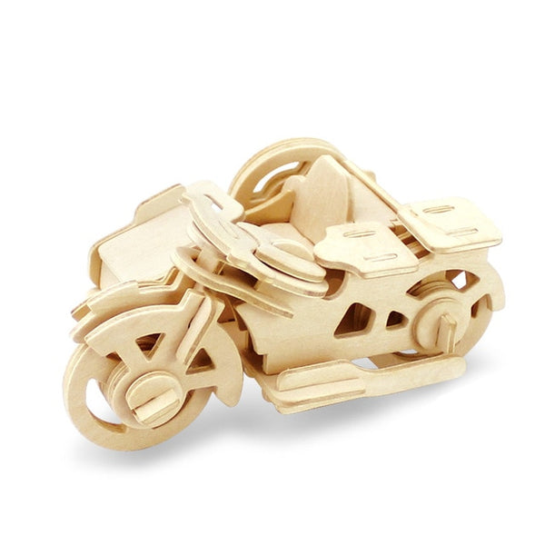 3D DIY Wood Puzzle Toy - Education Puzzle - Gifts For Children