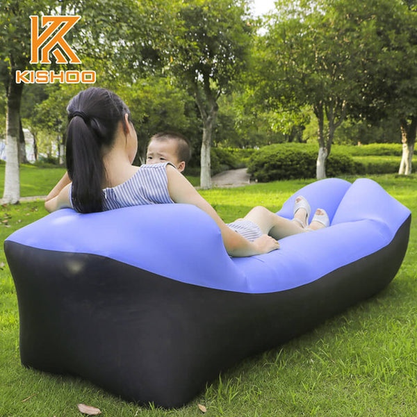 2019 new outdoor Camping mat travel inflatable sofa sleeping air sofa bag Hiking Camping chair Portable air Beach bed Lounger