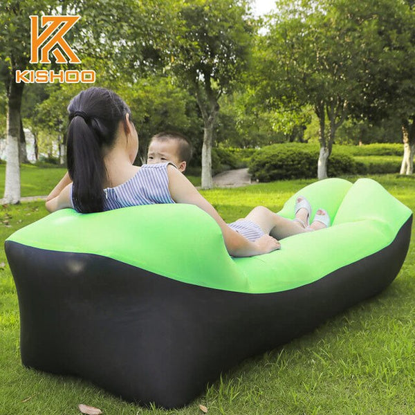 2019 new outdoor Camping mat travel inflatable sofa sleeping air sofa bag Hiking Camping chair Portable air Beach bed Lounger