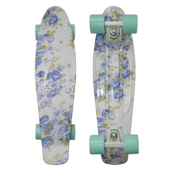 22 inch Cruiser Penny Skateboard - Graphic Galaxy Complete - Led Light