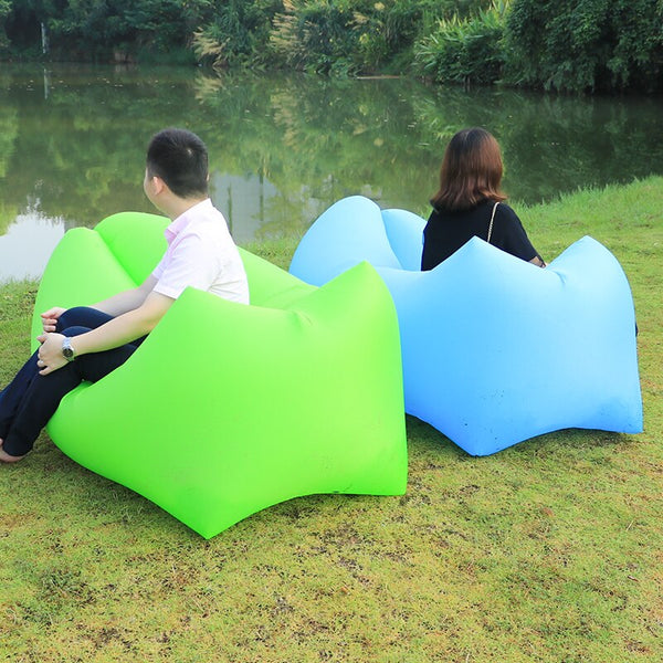 Fast Folding Garden Chair Inflatable Sofa - Sleeping Air Sofa Bed