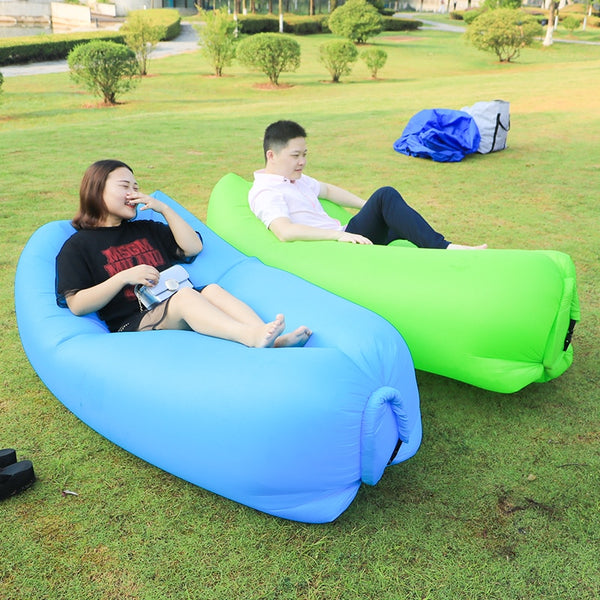 Fast Folding Garden Chair Inflatable Sofa - Sleeping Air Sofa Bed