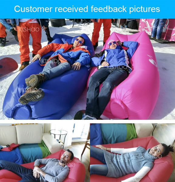 Fast Folding Garden Chair Inflatable Sofa - Sleeping Air Sofa Bed