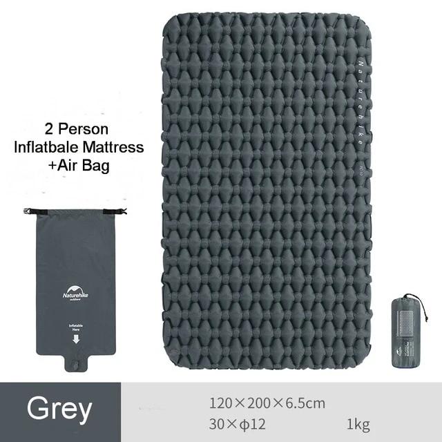 Outdoor 2 Person Inflatable Mattress - Ultralight mat With Fill Air Bag